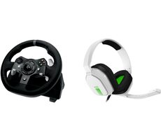 Logitech G 920 + Astro A10 / herní volant + pedály / pro Xbox One & PC / USB