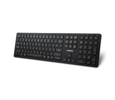 Niceboy OFFICE K30 černá / Bezdrátová klávesnice / CZ&SK layout / 2.4 GHz USB dongle / BT