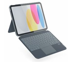 Rozbaleno - Epico Ochranný kryt s CZ klávesnicí pro Apple iPad 10.9" (2022) šedá / rozbaleno