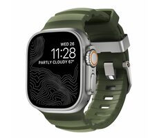 Nomad Rocky Point Band řemínek pro Apple Watch 49/46/45/44/42mm natural/forest