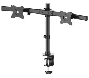 Neomounts FPMA-DCB100DBLACK černá / Držák na 2 displeje / 10-27" / VESA 75 + 100 / nosnost 2x10kg