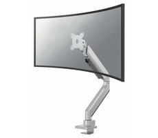 Neomounts NM-D775SILVERPLUS stříbrná / Držák zakřiv. Displeje / na stůl / 10-49" / svorka / VESA 100x100 / nosn. 10kg