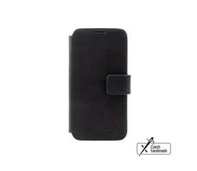 FIXED Kožené pouzdro typu kniha ProFit pro Samsung Galaxy S25+ černé