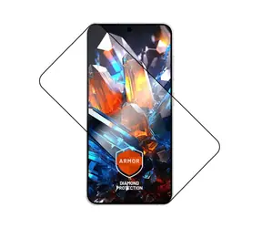 FIXED Ultra odolné tvrzené sklo Armor s Anti-dust aplikátorem a AR vrstvou pro Samsung Galaxy S25+ černé