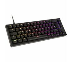XTRFY K5 černá / herní klávesnice / mechanická / spínače Kailh Red / TKL / RGB / USB-C / 2m 
