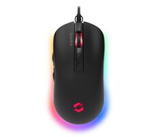 TAUROX Gaming Mouse černá / herní drátová myš / optická / 7200 DPI / 5 tlačítek / USB-A / 1.8m