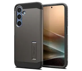 Spigen Tough Armor MagSafe ochranný kryt pro Samsung Galaxy S25+ gunmetal