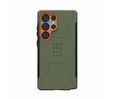UAG Civilian Pro ochranný kryt pro Samsung Galaxy S25 Ultra olive drab/orange