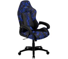 ThunderX3 BC1 CAMO černo-modrá / Herní židle / syntetická kůže / pojezdová kolečka / nosnost 150 kg