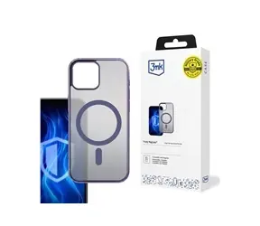 3mk Frosty MagCase zadní kryt pro Apple iPhone 15 fialová