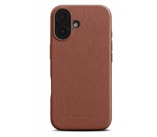 Woolnut Leather Case ochranný kryt pro Apple iPhone 16 hnědá 