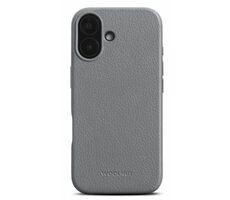 Woolnut Leather Case ochranný kryt pro Apple iPhone 16 šedá