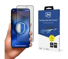 3mk Hardglass Matt Max Privacy ochranné sklo pro Apple iPhone 16 Pro