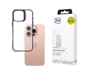 3mk Satin Armor Case+ zadní kryt pro Apple iPhone 16 Pro fialová