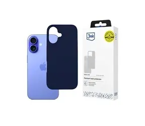 3mk Silicone Case zadní kryt pro Apple iPhone 16 Pro tmavě modrá