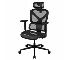 ThunderX3 YTC MESH černá / Herní židle / Síťovina / pojezdová kolečka / Nosnost do 150kg