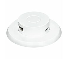 Solight DC63-PD24 USB A+C 24W PD výsuvná nabíječka bílá