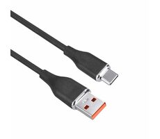 Solight SSC16005-S Kabel USB-C 3.1 (M) - USB-A 2.0 (M) 0.5m černá / silikon