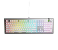 Glorious GMMK 3 Pro 100 % - Fox Linear ANSI stříbrná / herní 100% / USB-C / ANSI (US) layout / Fox Linear / RGB / 1.4m