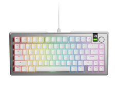 Glorious GMMK 3 Pro 75% - Fox Linear ANSI stříbrná / herní 75% TKL / USB-C / ANSI (US) layout / Fox Linear / RGB / 1.4m