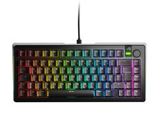 Glorious GMMK 3 Pro 75% - Fox Linear (ISO DE) černá / herní 75% TKL / USB-C / ISO (DE) layout / Fox Linear / RGB / 1.4m