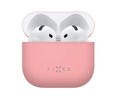 FIXED Ultratenké silikonové pouzdro Silky pro Apple AirPods 4 růžové
