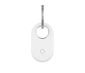 FIXED Silikonové pouzdro Silky pro Samsung SmartTag2 bílé