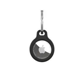 FIXED Silikonové pouzdro silky pro Apple AirTag černé