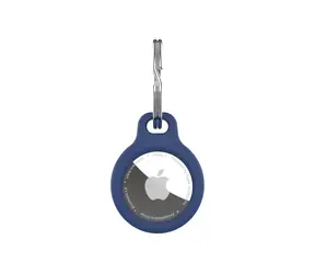 FIXED Silikonové pouzdro silky pro Apple AirTag modré