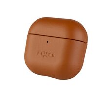 FIXED Kožené pouzdro PodsLeather pro Apple AirPods 4 hnědé