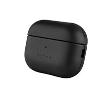 FIXED Kožené pouzdro PodsLeather s podporou MagSafe pro Apple AirPods Pro 2/Pro 2 (USB-C) černé
