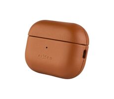 FIXED Kožené pouzdro PodsLeather s podporou MagSafe pro Apple AirPods Pro 2/Pro 2 (USB-C) hnědé