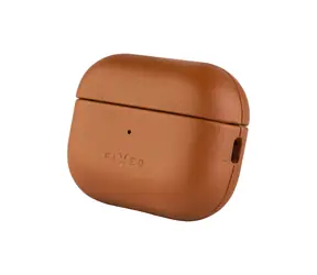 FIXED Kožené pouzdro PodsLeather s podporou MagSafe pro Apple AirPods Pro 2/Pro 2 (USB-C) hnědé