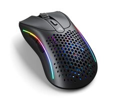 Glorious Model D 2 Wireless černá / herní  bezdrátová myš / 26000 DPI / BT + 2.4GHz dongle / 6 tlačítek / RGB