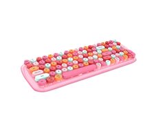 Rozbaleno - MOFII Candy BT růžová / Bezdrátová klávesnice / Bluetooth / US Layout / 2x AAA / rozbaleno