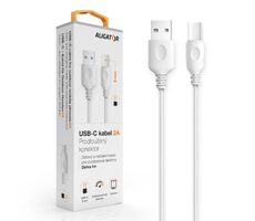 Aligator Datový kabel 2A iPhone lightning 1m / bílý
