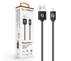 Aligator Datový kabel 2A iPhone lightning 2m / černý