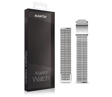 Aligator Náhradní kovový řemínek pro Watch Grace 16mm / stříbrný