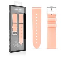 Aligator Řemínek silikonový 18mm / meruňkový