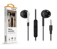 Aligator Sluchátka AE008 / Stereo / Jack / Drát / Černá
