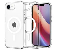 Spigen Ultra Hybrid MagSafe ochranný kryt pro Apple iPhone 16e clear white 