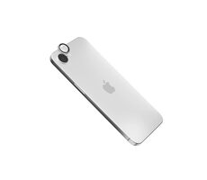 FIXED Ochranná skla čoček fotoaparátů Camera Glass pro Apple iPhone 16e stříbrná