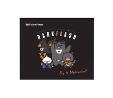 darkflash Gaming Mouse Pad černá / herní podložka pod myš / 30x25cm