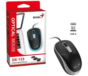 Genius DX-123 černo-šedá / drátová / 1200 dpi / USB