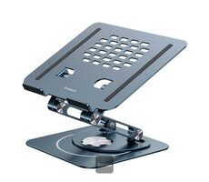 Baseus B10059900811-01 Skládací/otočný stojan pro notebooky a tablety šedá
