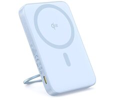 Baseus PicoGo Qi2 s otočným stojanem 5000mAh 20W modrá / Powerbanka / USB-C / Qi2 / Magsafe