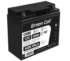 Green Cell VRLA AGM 12V | 6A | 20Ah