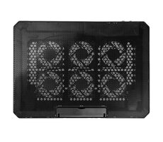 Kolink KL-F500 17.3" ARGB černá / chladící podložka pro notebook / pro 17.3" / 6x 70mm ventilátor