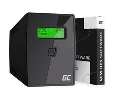 Green Cell 800VA | 480W / Záložní zdroj / 2-6ms / 12V/9Ah / 2x Schuko