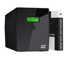 Green Cell 1500VA | 900W / Záložní zdroj / 2-6ms / 2 x 12V/9Ah / 4x Schuko